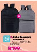 Pen + Gear Echo Backapck Assorted (850013638/3579/3637)-Each