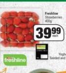 Spar Freshline Strawberries-400g Each