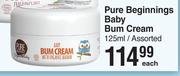 Pure Beginnings Baby Bum Cream Assorted-125ml Each