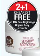 Pure Beginnings Sensitive Body Cream Assorted-250ml Each