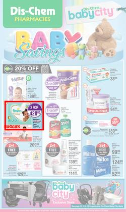Dis-Chem : Baby Savings (16 March - 10 April 2023), page 1