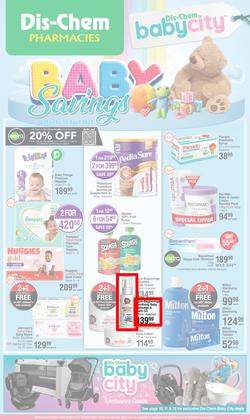 Dis-Chem : Baby Savings (16 March - 10 April 2023), page 1