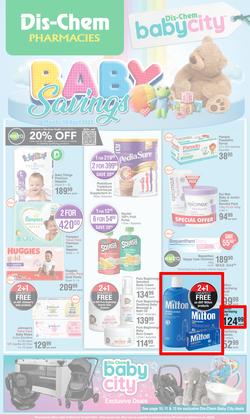 Dis-Chem : Baby Savings (16 March - 10 April 2023), page 1