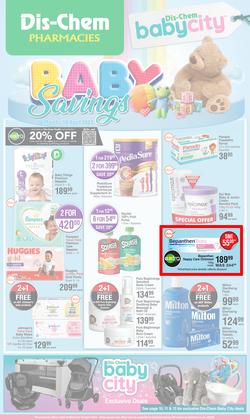 Dis-Chem : Baby Savings (16 March - 10 April 2023), page 1