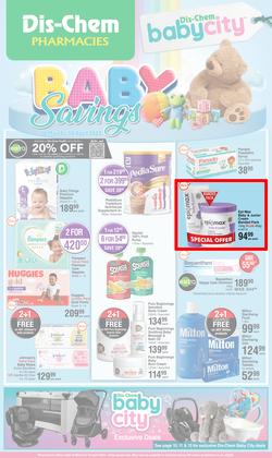 Dis-Chem : Baby Savings (16 March - 10 April 2023), page 1