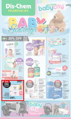 Dis-Chem : Baby Savings (16 March - 10 April 2023), page 1