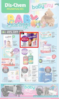 Dis-Chem : Baby Savings (16 March - 10 April 2023), page 1