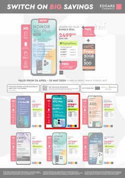 Edgars Connect : Switch On Big Savings (24 April - 10 May 2026), page 1