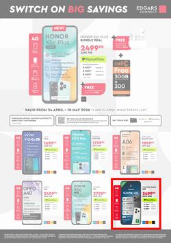 Edgars Connect : Switch On Big Savings (24 April - 10 May 2026), page 1