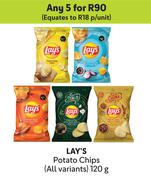Lay's Potato Chips (All Variants)-For Any 5 x 120g
