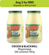 Crosse & Blackwell Mayonnaise (All Variants)-For Any 2 x 750g