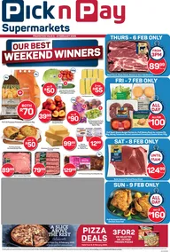 Pick n Pay Gauteng, Free State, North West, Mpumalanga, Limpopo and Northern Cape : Weekend Specials (06 February - 09 February 2025)