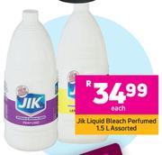 Jik Liquid Bleach Perfumed 1.5 L Assorted- Each