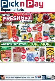 Pick n Pay Gauteng, Free State, North West, Mpumalanga, Limpopo and Northern Cape : Fresh & Rugby Specials (29 August - 01 September 2024)