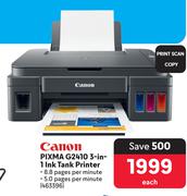 Canon Pixma G2410 3 In 1 Tank Printer