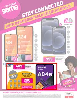 Game Cellular : Vodacom (07 July - 06 September 2023), page 1