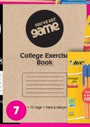 Game Exercise Books A4 72 Page Assorted