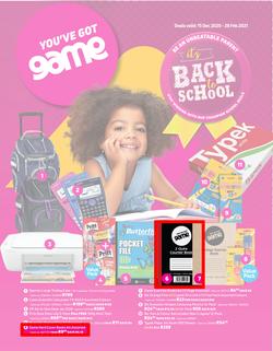 Game : It's Back To School (15 December 2020 - 28 February 2021), page 1