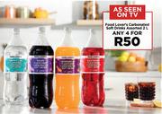 Food Lover's Carbonated Soft Drinks Assorted-For Any 4 x 2L