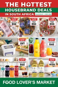 Food Lover's Market : The Hottest Housebrand Deals In South Africa (28 October - 03 November 2024)