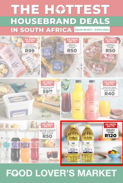 Food Lover's Market : The Hottest Housebrand Deals In South Africa (28 October - 03 November 2024), page 1
