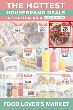 Food Lover's Market : The Hottest Housebrand Deals In South Africa (28 October - 03 November 2024), page 1