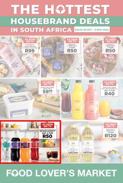 Food Lover's Market : The Hottest Housebrand Deals In South Africa (28 October - 03 November 2024), page 1