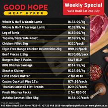 Good Hope Meat Hyper : Specials (29 June - 02 July 2022)