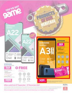 Game Cellular : Products Of Our Heritage (7 September - 7 November 2021), page 1