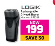 Logik Rechargeable 2 Head Shaver