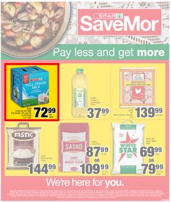 SPAR SAVEMOR EASTERN CAPE : Pay Less And Get More (25 August - 6 September 2020), page 1