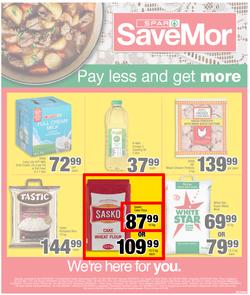 SPAR SAVEMOR EASTERN CAPE : Pay Less And Get More (25 August - 6 September 2020), page 1