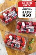 Strawberry Punnets-For 3 x 250g