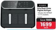Eiger Aria Dual-Zone Digital Airfryer EG-SFPA07