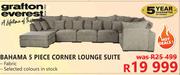 Grafton Everest Bahama 5 Piece Corner Lounge Suite