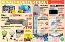 Tafelberg Furnishers Western Cape : Always A Better Deal! (01 June - 06 June 2021)