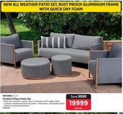 Terrace Leisure Orchid 5 Piece Patio Set-Per Set