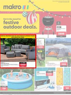 Makro : Festive Outdoor Deals (27 November - 10 December 2023), page 1