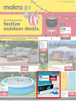 Makro : Festive Outdoor Deals (27 November - 10 December 2023), page 1