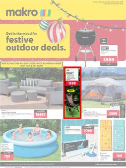 Makro : Festive Outdoor Deals (27 November - 10 December 2023), page 1