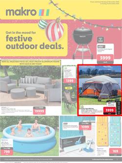 Makro : Festive Outdoor Deals (27 November - 10 December 2023), page 1