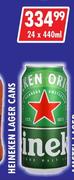 Heineken Lager Cans-24 x 440ml