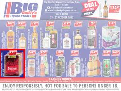 Big Daddy Liquor Stores : Specials (21 October - 27 October 2022), page 1