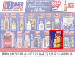 Big Daddy Liquor Stores : Specials (21 October - 27 October 2022), page 1