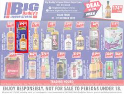 Big Daddy Liquor Stores : Specials (21 October - 27 October 2022), page 1