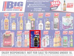Big Daddy Liquor Stores : Specials (21 October - 27 October 2022), page 1
