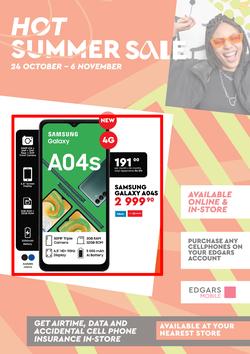 Edgars Mobile : Hot Summer Sale (24 October - 06 November 2022), page 1