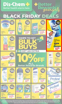 Dis-Chem : Black Friday Deals (24 November - 30 November 2025), page 1