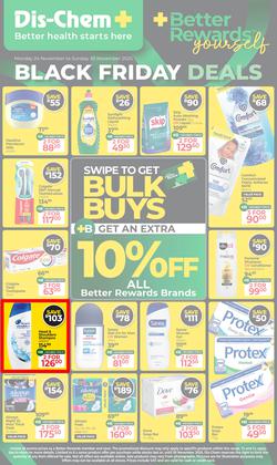 Dis-Chem : Black Friday Deals (24 November - 30 November 2025), page 1