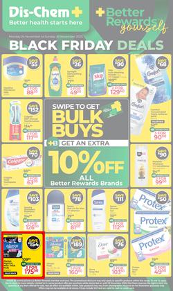 Dis-Chem : Black Friday Deals (24 November - 30 November 2025), page 1
